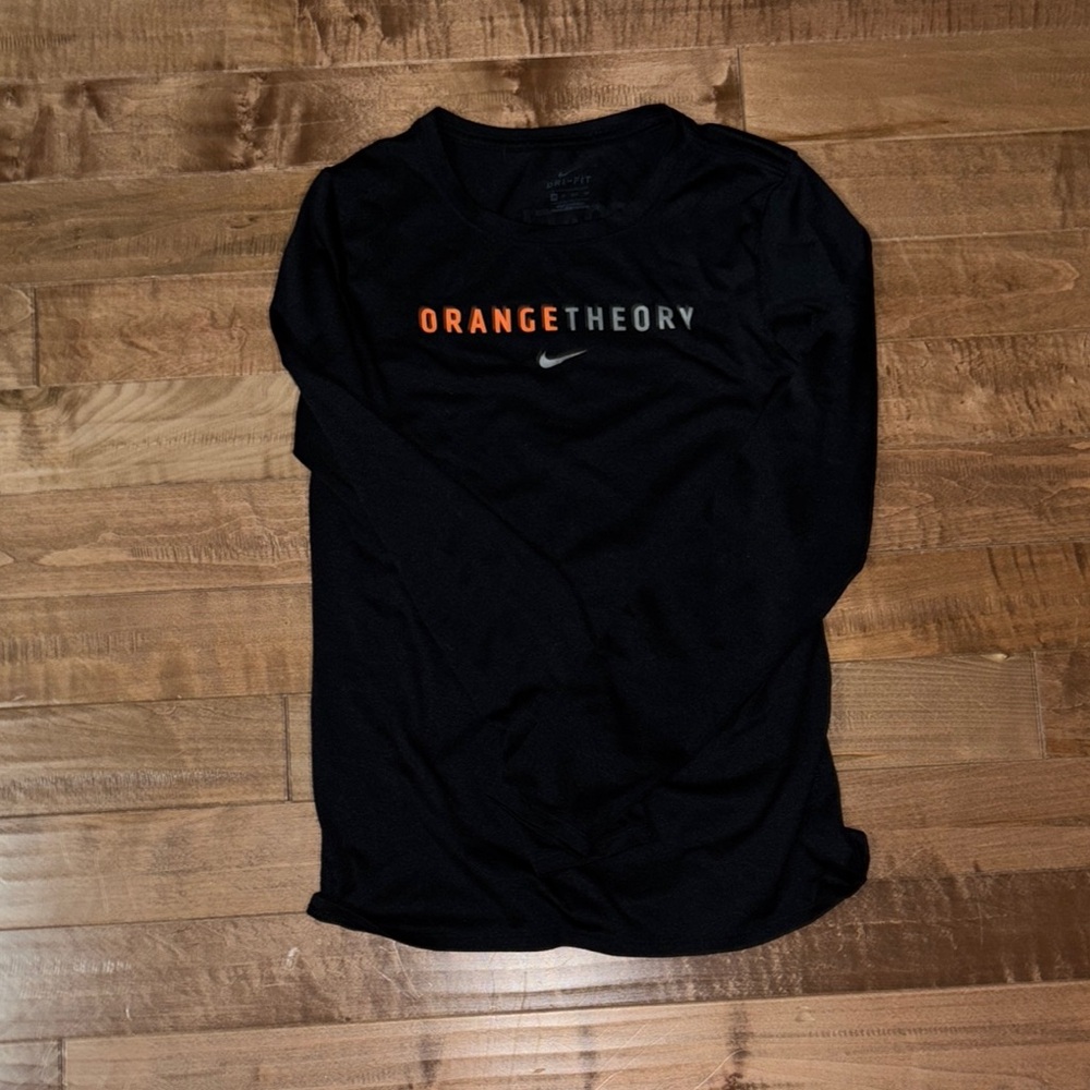 Nike Orangetheory Coach Black Long Sleeve Shirt